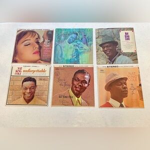 Nat King Cole Vinyl Record Collection